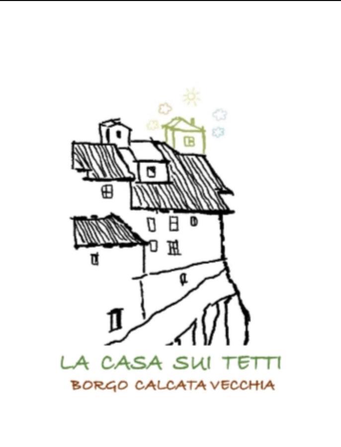 La Casa Sui Tetti -Calcata Apartment Exterior foto